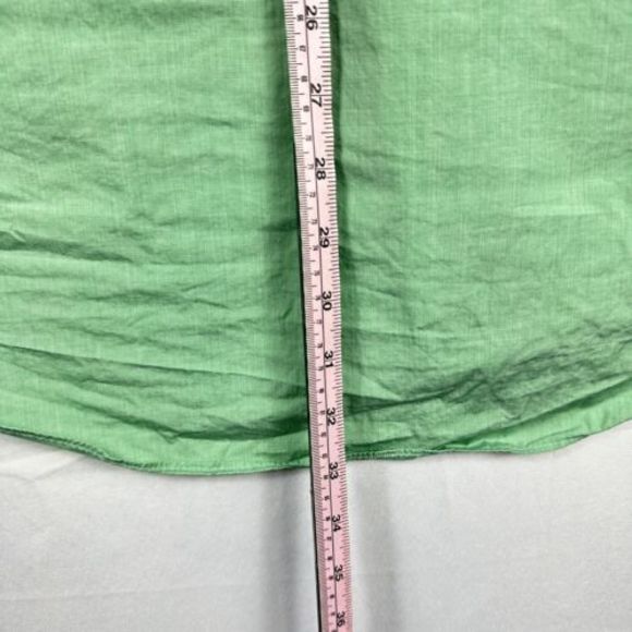 SID MASHBURN Mens Button Up Shirt Large Mint Green Long Sleeve Oxford - Picture 11 of 11